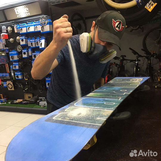 Ремонт лыж и сноубордов с любовью (подарки к нг)