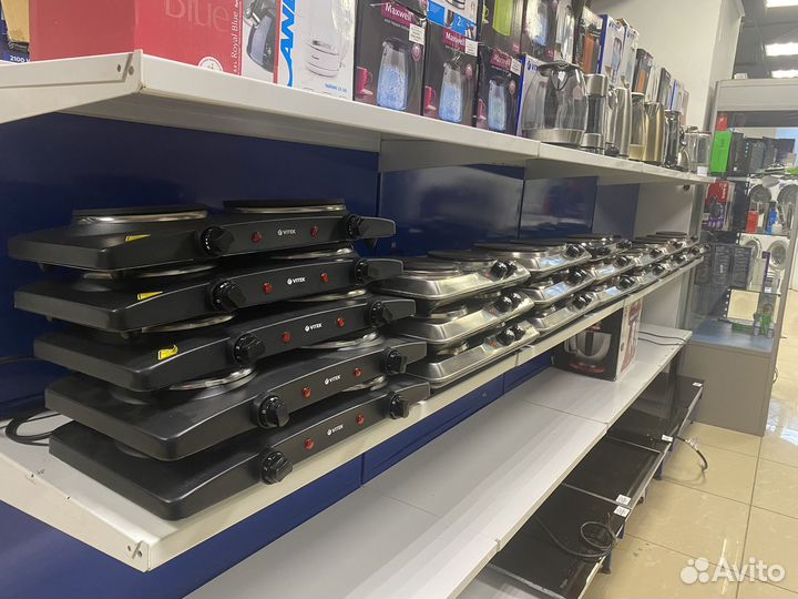 Плита настольная электрическая 2 конфорки