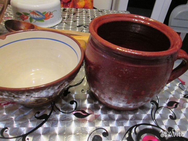 Посуда керамическая (горшки) и др. для запекания