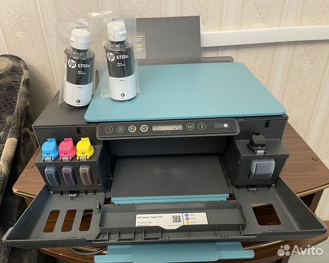 Принтер. Струйное мфу HP Smart Tank 516 (3YW70A)