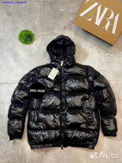 Пуховик Zara Puffer jacket с коробкой (Арт.61867)