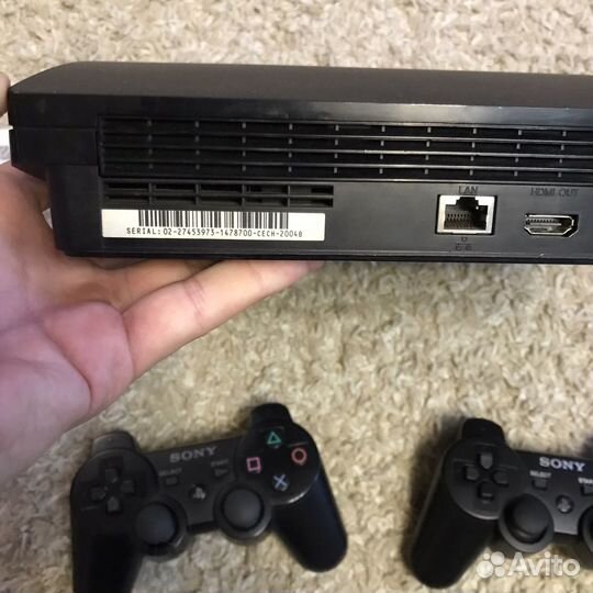 Sony PS3 Slim Прошитая Много игр