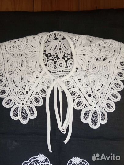 Съемный воротничок кружевной