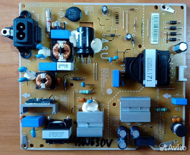 Остатки плат блоков питания