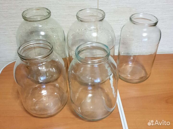 Банки 2л и 3л для закатки без сколов