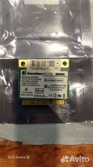 Адаптер WiFi + BT Mini PCI-E
