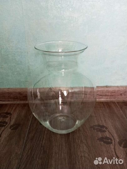 Ваза для цветов стекло