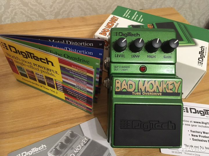 Гитарная педаль DigiTech Bad Monkey Tube Overdrive