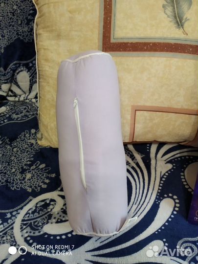 Подушка большая и валик