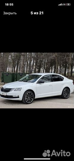 Диски 5 112 r18 skoda