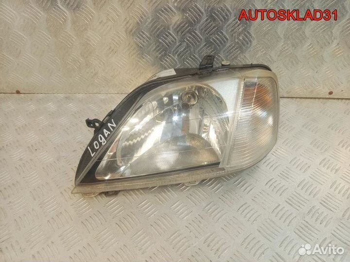 Фара левая Renault Logan 2004-2009 8200211005