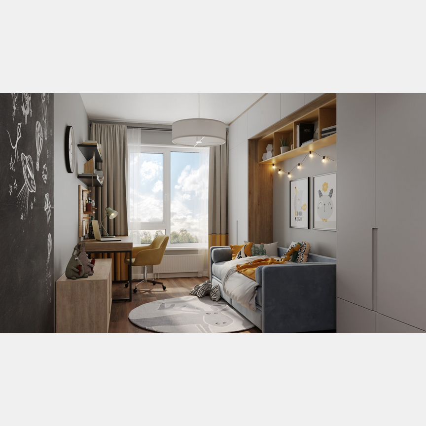 Квартира-студия, 29,3 м², 2/15 эт.