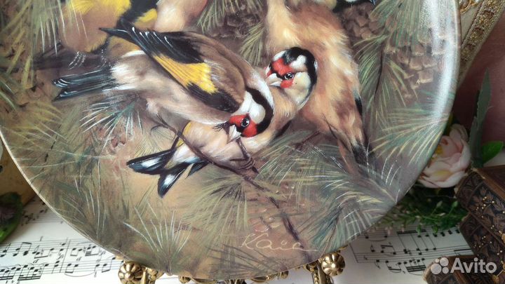 Тарелка Рандеву щеглов, Seltmann Weiden, Германия