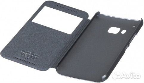 Кейс-книжка для HTC One M9 (серый, Белый)