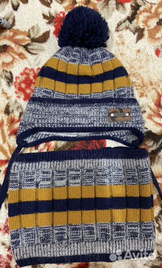 Комплект шапка и шарф