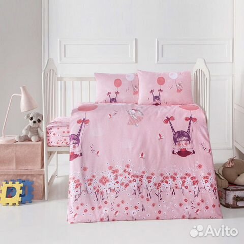 Детское постельное белье 100*150 новое Arya home