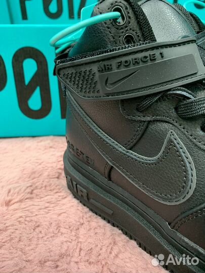 Nike Air Force 1 High Gore Tex Черные Оригинал Poi