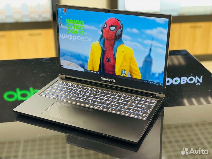 Ноутбук gigabyte G5 DDR4-16GB/i5-12500h/RTX 4050