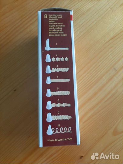 Продам шприц кондитерский поршневый с насадками