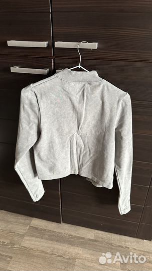 Лонгслив на молнии lime