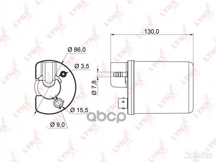 Фильтр топливный hyundai Genesis 2.0-3.8 08 LF
