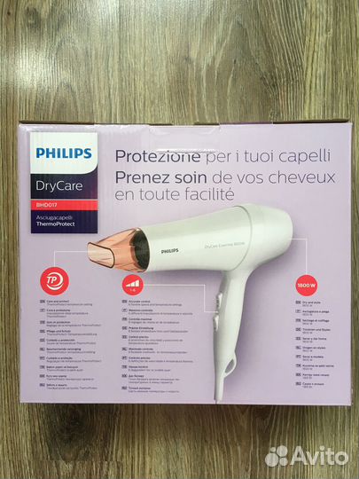 Фен Philips DryCare Essential BHD017/40
