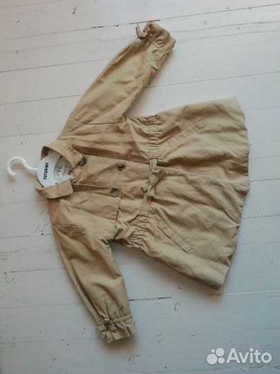 Тренч zara детский