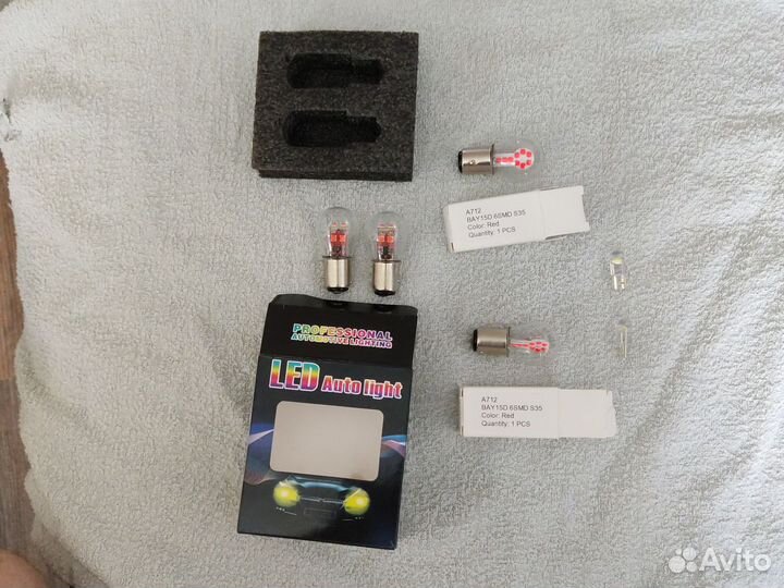 Светодиодные Led лампы P21/5W в стопы/габариты