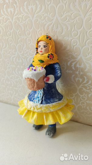 Игрушка из ваты пасхальная 