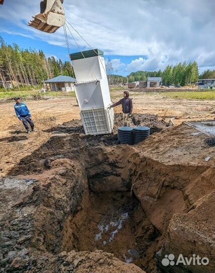 Септик для загородного дома с установкой