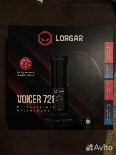 Игровой микрофон для компьютера Lorgar LRG-CMT721