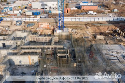 Ход строительства ЖК «Барбарис» 1 квартал 2022