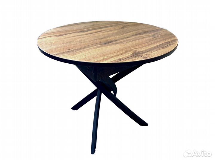 Стол круглый лофт раздвижной Доставка бесплатная