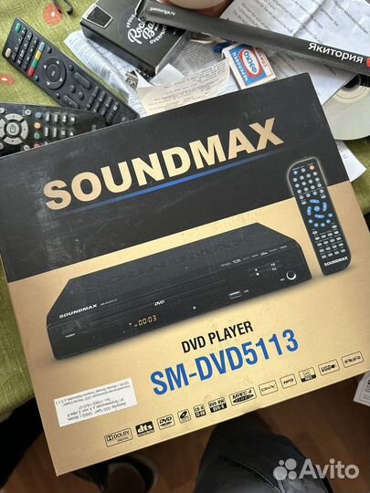 Dvd плеер soundmax новый