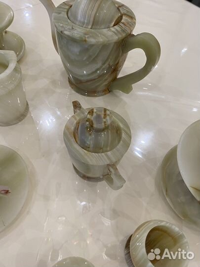 Сервиз чайный из оникса