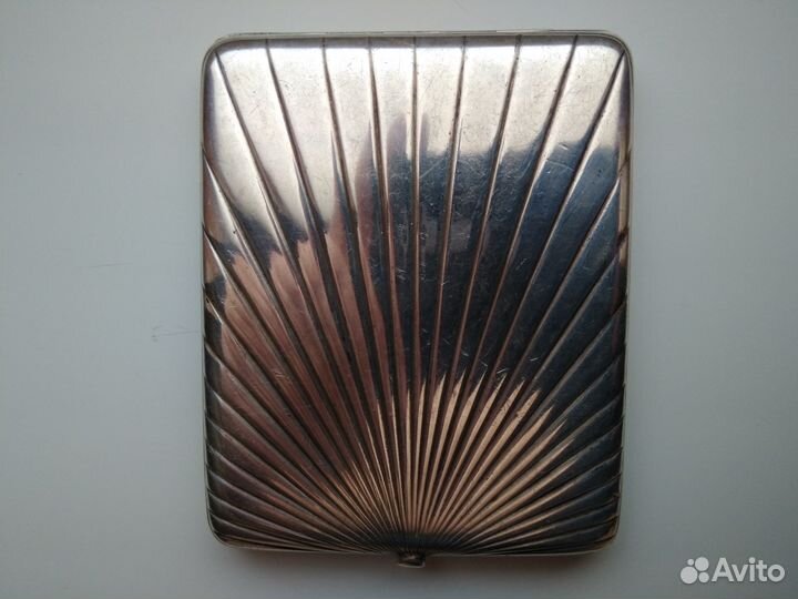 Серебрянный портсигар