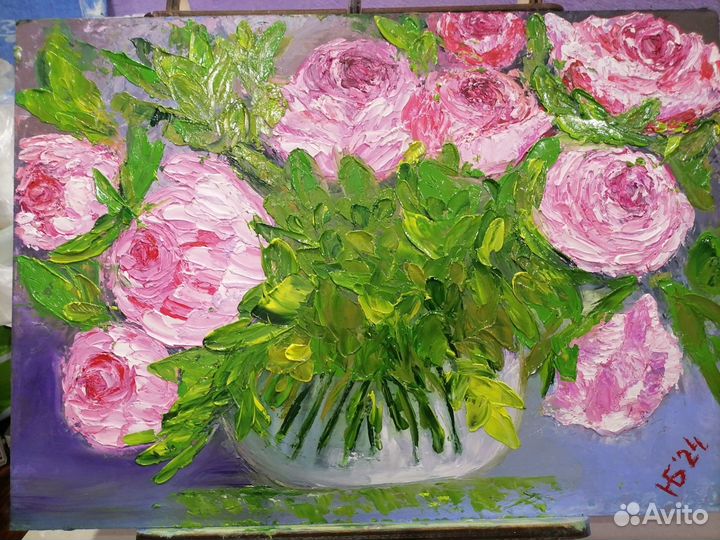 Интерьерная картина маслом на холсте