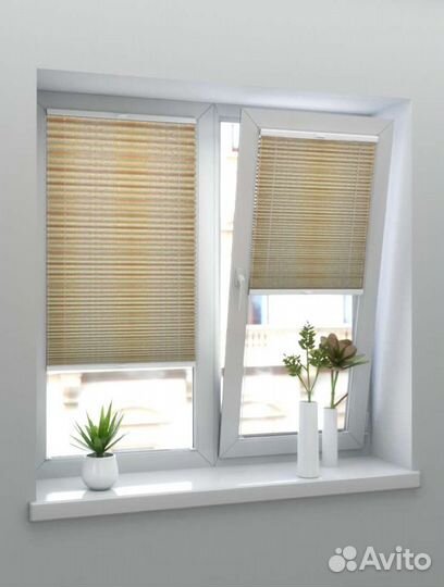 Шторы плиссе Исфахан светло-коричневый