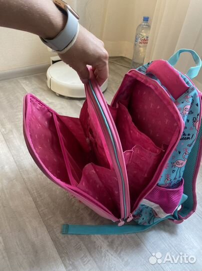 Портфель рюкзак школьный для девочки