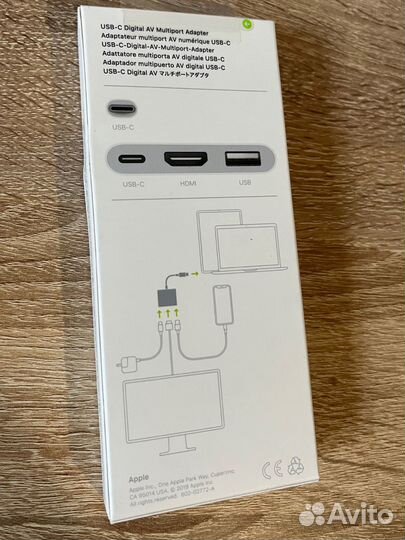 Переходник Apple USB Type-C Digital AV Multiport