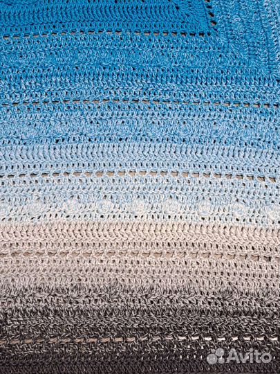 Шаль бактус крючком