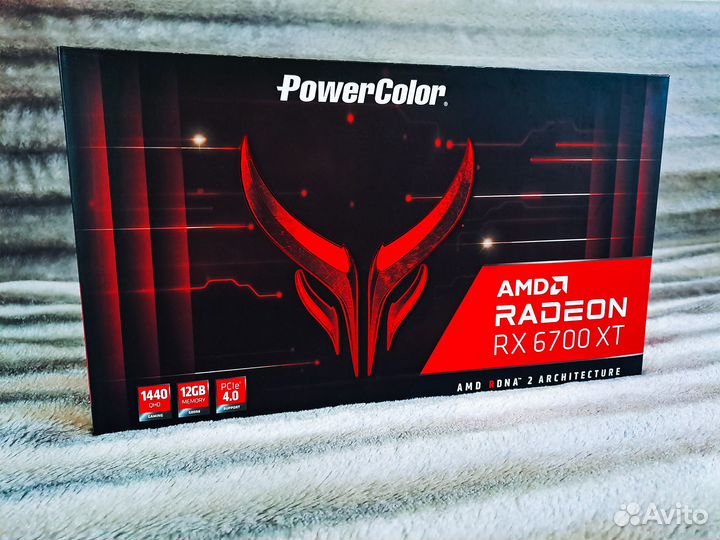 Видеокарта AMD RX 6700 XT PowerColor Red Devil