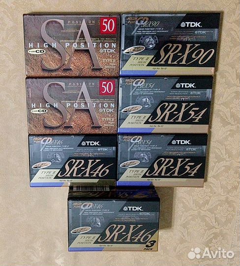 Аудиокассеты новые хромовые TDK