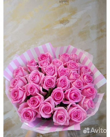 Букет роз 29шт 60см