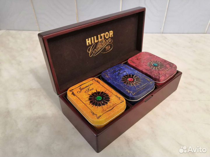 Деревянная шкатулка для чая, подарка, хранения