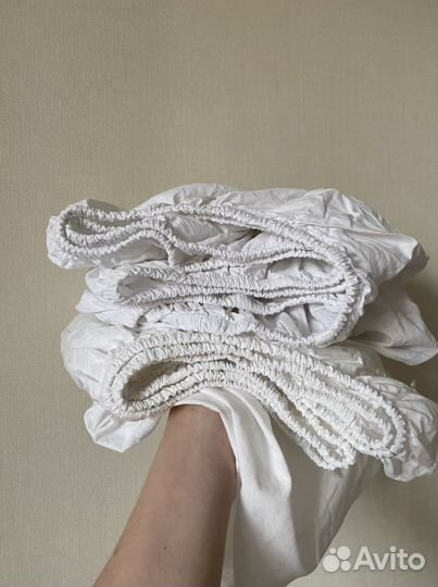 Простынь на резинке 120 60 Икеа 2 штуки