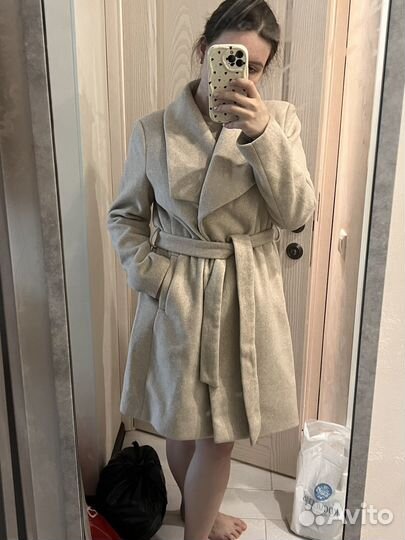Пальто женское демисезонное 46