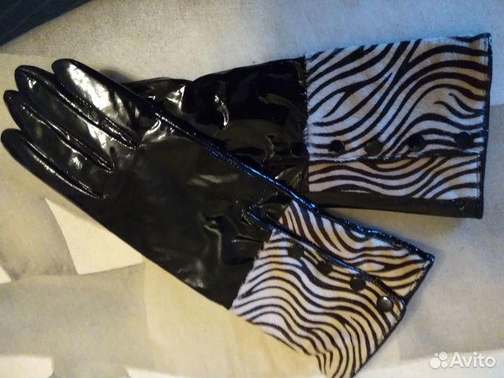 Перчатки новые женские из натуральной кожи р-р 8