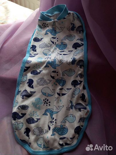 Кокон пеленка на молнии + шапочка