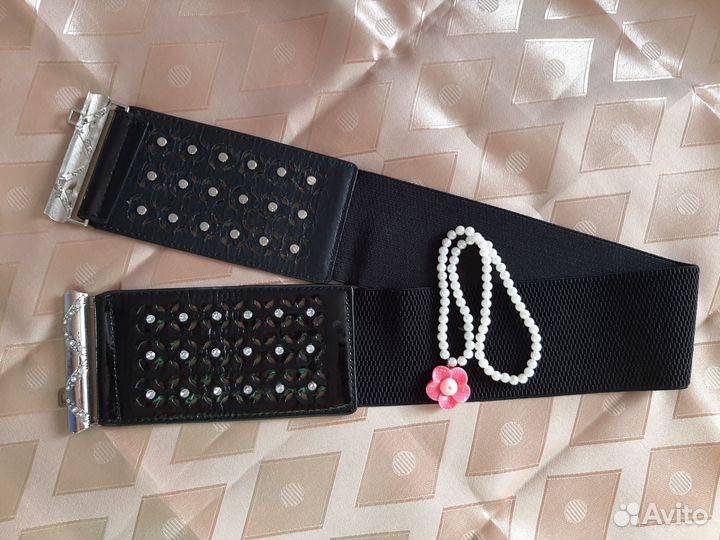 Ремень женский широкий на резинке